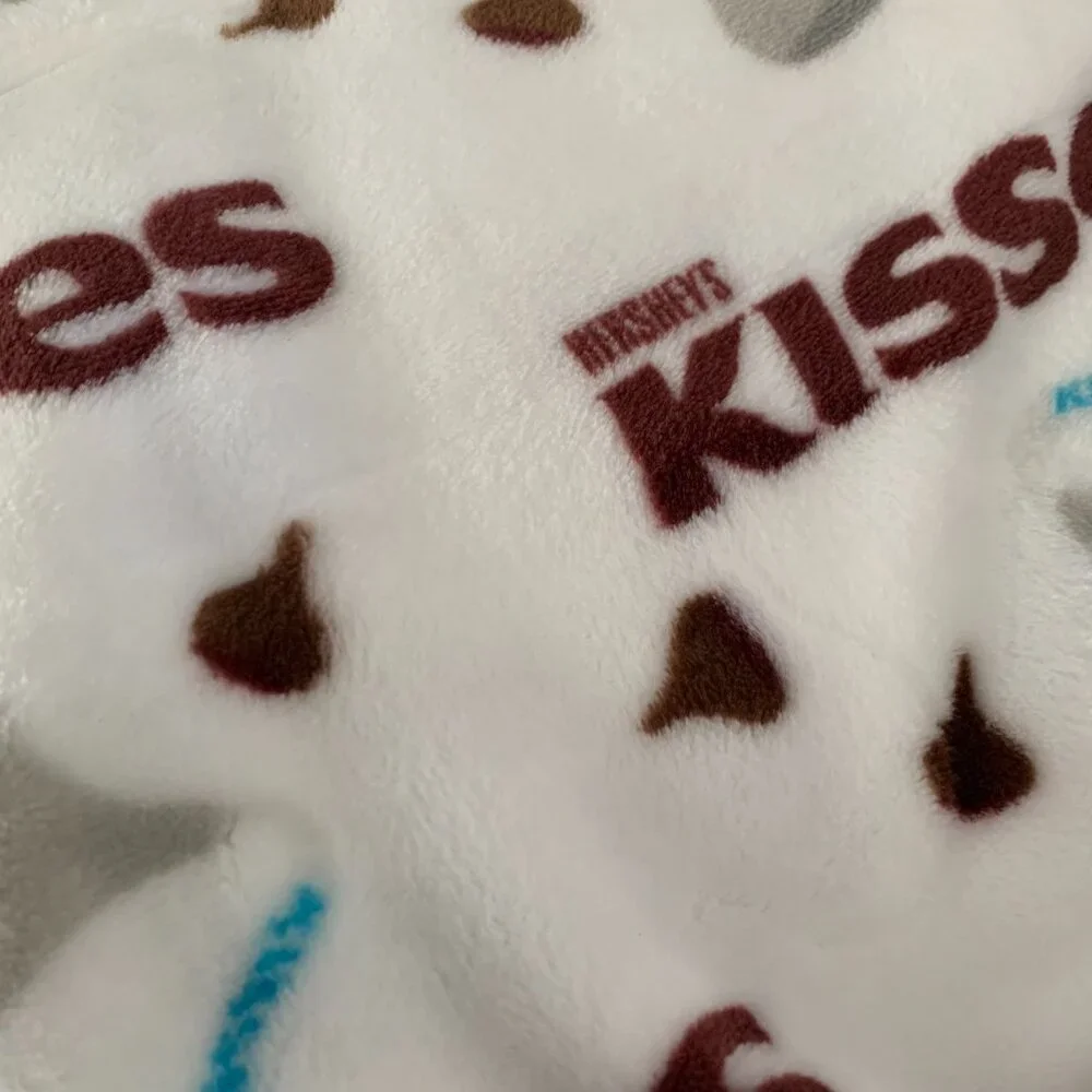 Hershey Kisses Plush Throw Plush Candy Oversized NWT